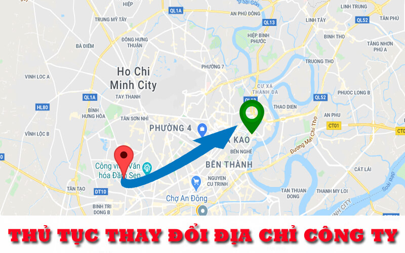 Hồ sơ, thủ tục thay đổi địa chỉ công ty mới nhất 4 Thủ tục thay đổi địa chỉ công ty